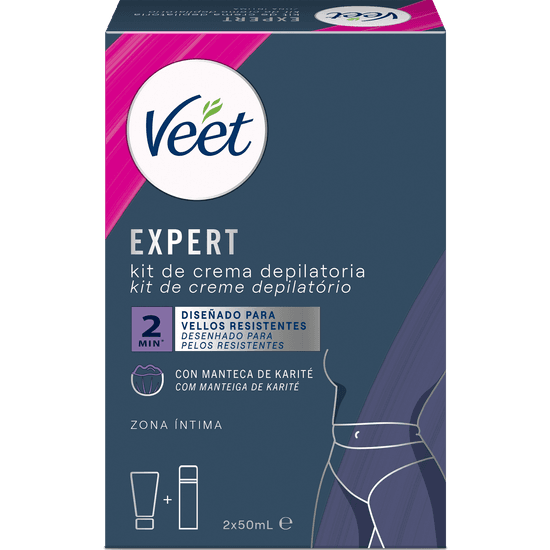 Veet Expert Kit de Depilação de Zona Íntima